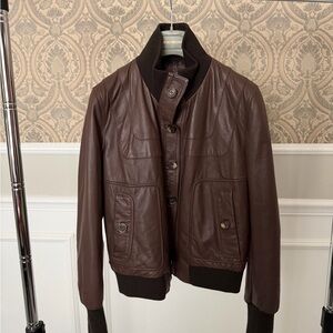 Bally leather jacket
